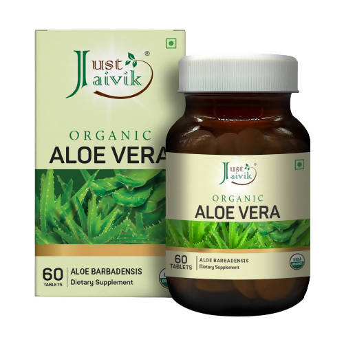 Just Jaivik Organic Aloe Vera Tablets 
