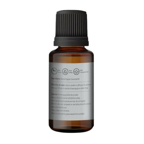 Korus Essential Black Pepper Essential Oil - Therapeutic Grade 