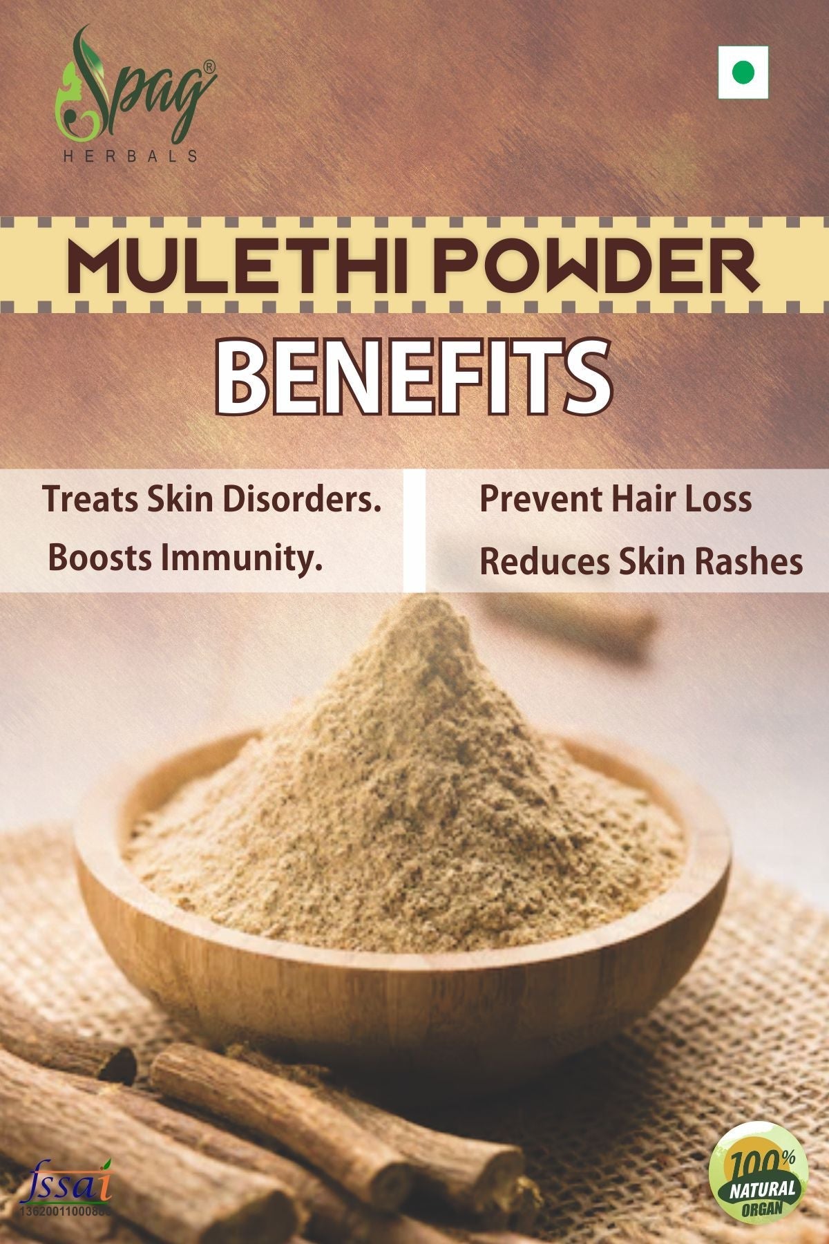 Spag Herbals Mulethi Powder 