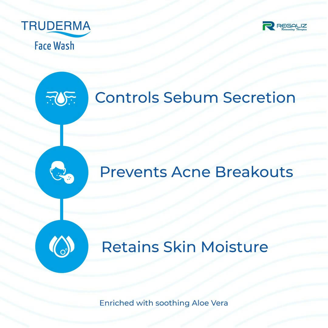 Truderma Face Wash for Oily & Acne Prone Skin  Grab2Buy Truderma Grab2Buy