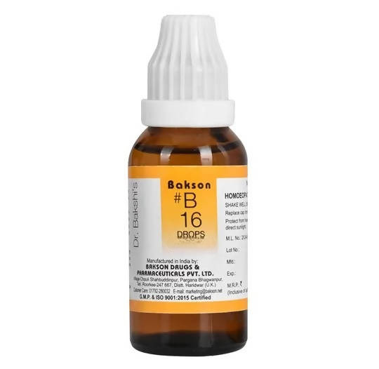 Bakson's Homeopathy B16 Drops 