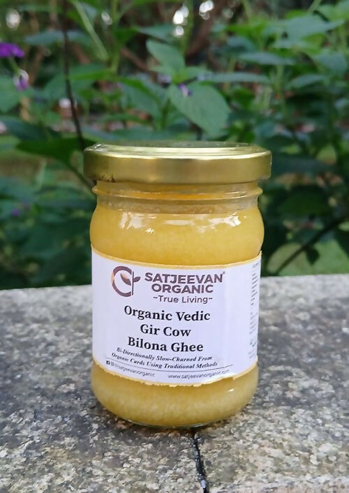 Satjeevan Organic Vedic Gir Cow Bilona Ghee 