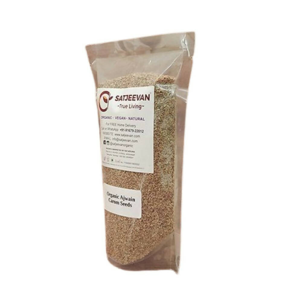 Satjeevan Organic Ajwain Carom Seeds - Grab2buy
