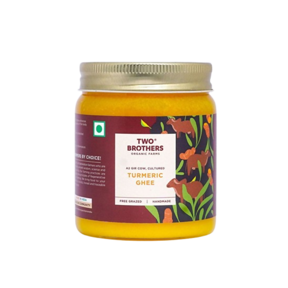 Two Brothers Organic Farms Turmeric Ghee 