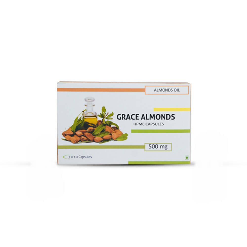 Nutra Grace Almond Oil Capsules - Grab2buy
