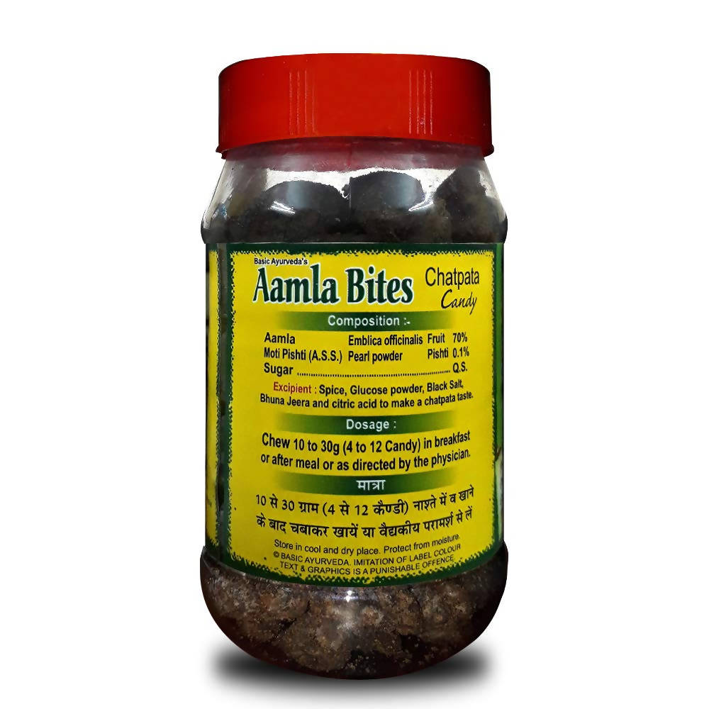 Basic Ayurveda Amla Bite Candy Chatpata 