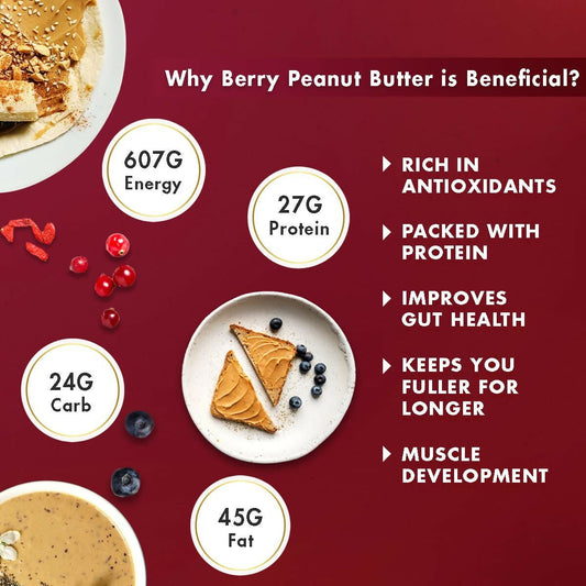 Sorich Organics All Natural Berry Creamy Peanut Buttery 