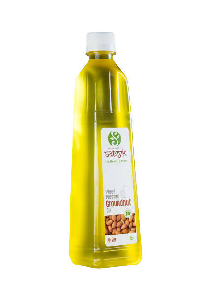 Siddhagiri's Satvyk Organic Wood Pressed Groundnut Oil 