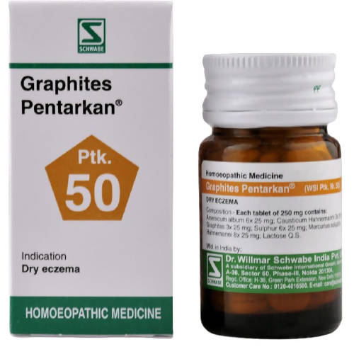 Dr. Willmar Schwabe India Graphites Pentarkan Ptk 50 Tablets 