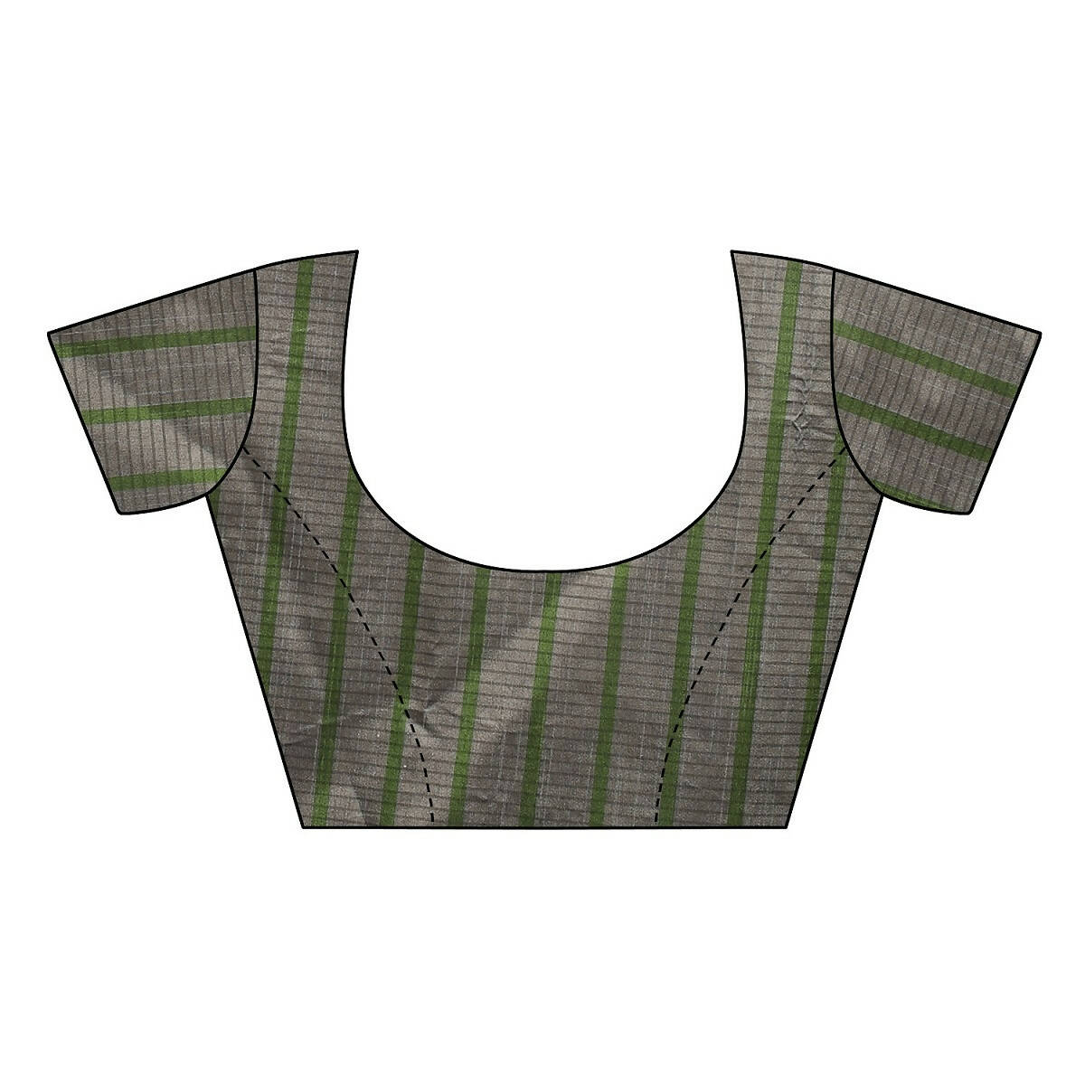 Vamika Paithani Green Cotton Silk Weaving Grab2Buy (Paithani Green) 