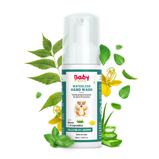 Babyorgano Non Alcoholic Foam Based Waterless Hand Wash for Kids - Grab2buy