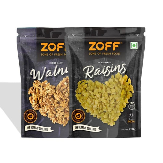 Zoff Premium Raisins & Walnuts Combo  Grab2Buy Zoff Foods Grab2Buy