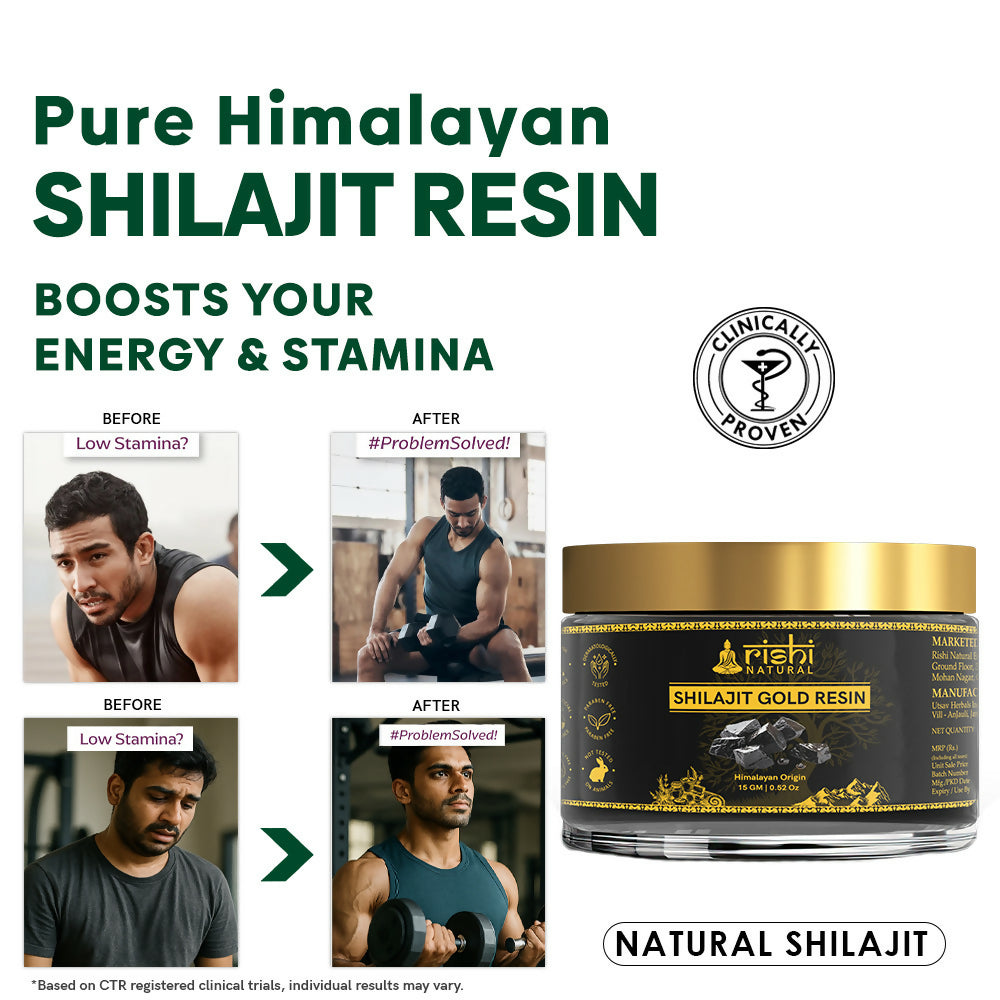 Rishi Natural Himalayan SJ Gold Resin 