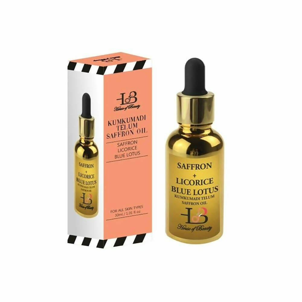 House of Beauty Kumkumadi Telum (Saffron Oil), Saffron Night Serum Facial Oil | Grab2Buy
