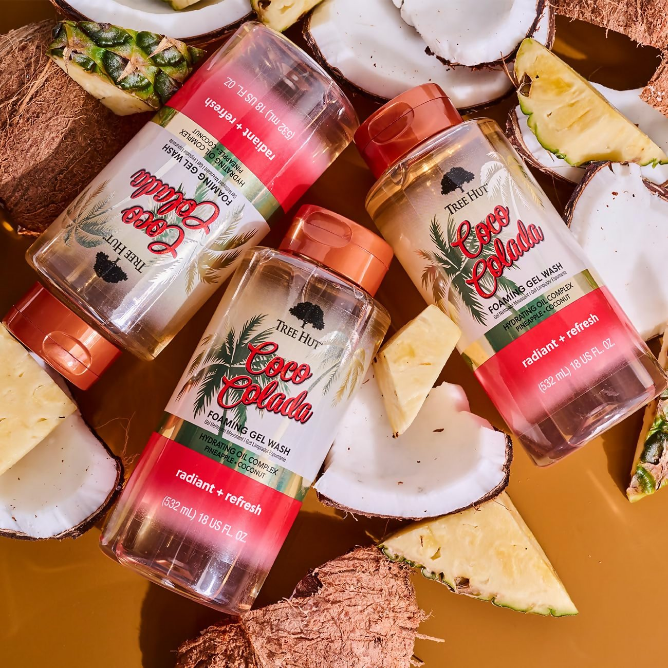 Tree Hut Coco Colada Radiant & Refresh Foaming Gel  Grab2Buy Tree Hut Grab2Buy