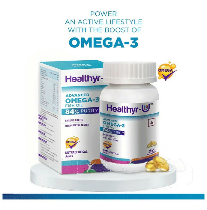 Healthyr-U Advanced Omega 3 Fish Oil Capsules - Grab2buy