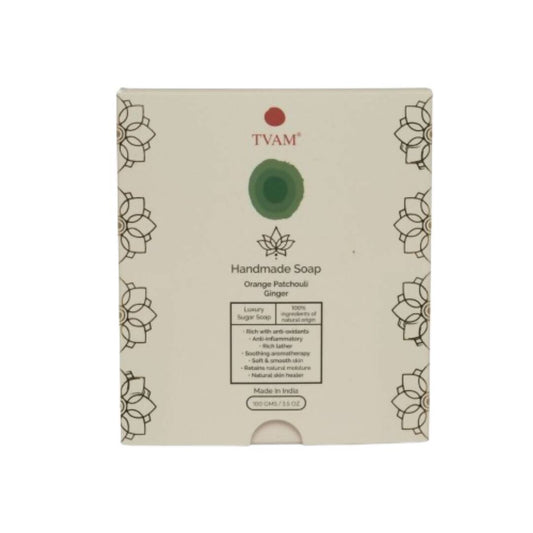 Tvam Handmade Soap – Orange Patchouli Ginger  Grab2Buy Tvam Naturals Grab2Buy