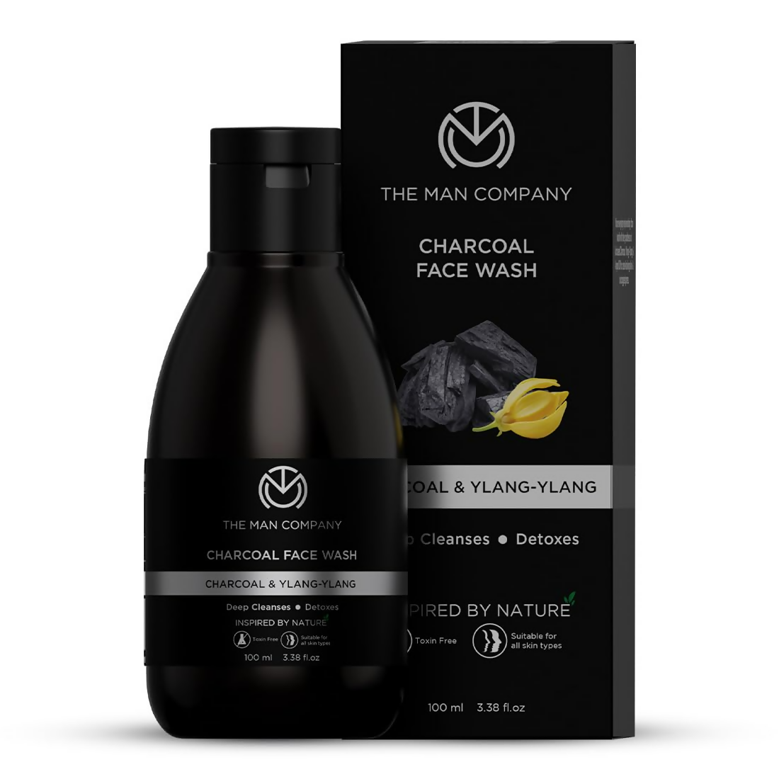 The Man Company Activated Charcoal Face Wash For Men  Grab2Buy The Man Company Grab2Buy