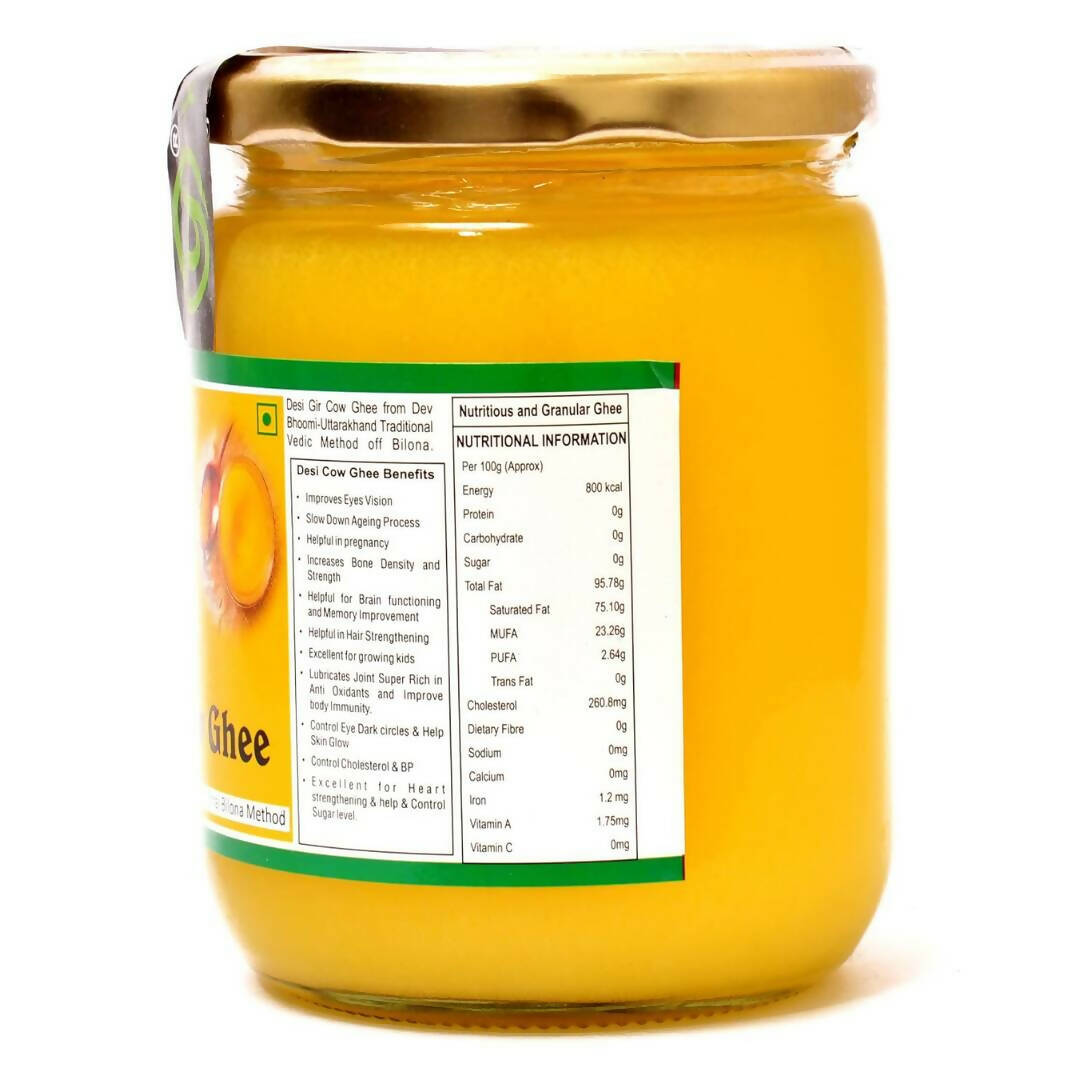 Yugmantra Organic A2 Gir Cow Ghee | Traditional Vedic Bilona Method | Handmade Curd Churned | Pure A2 Cow Ghee, Natural & Healthy - Grab2buy