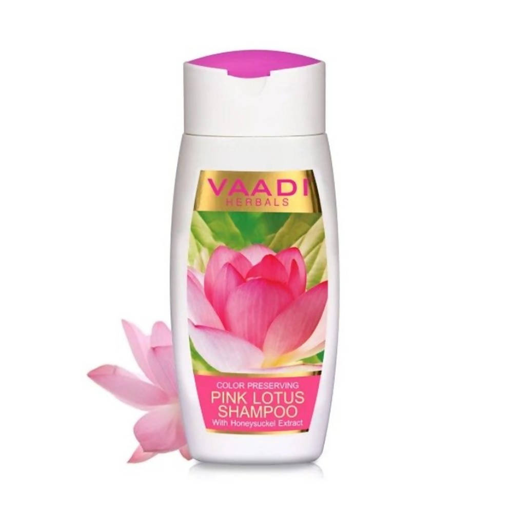 Vaadi Herbals Pink Lotus Shampoo With Honeysuckle Extract  Grab2Buy Vaadi Herbals Grab2Buy