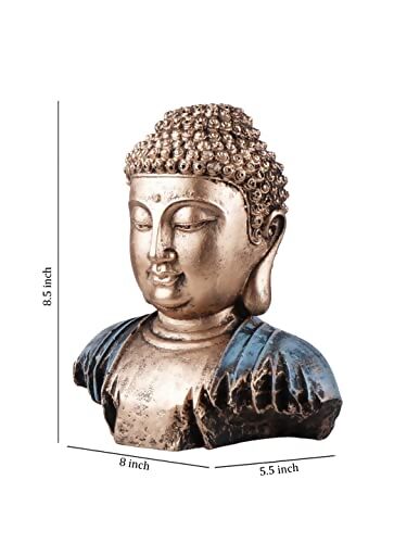 The White Ink Decor Meditation Buddha Idol - Grab2buy