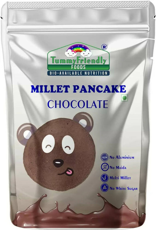TummyFriendly Foods Aluminium-Free Millet Pancake Mix - Chocolate  Grab2Buy TummyFriendly Foods Grab2Buy