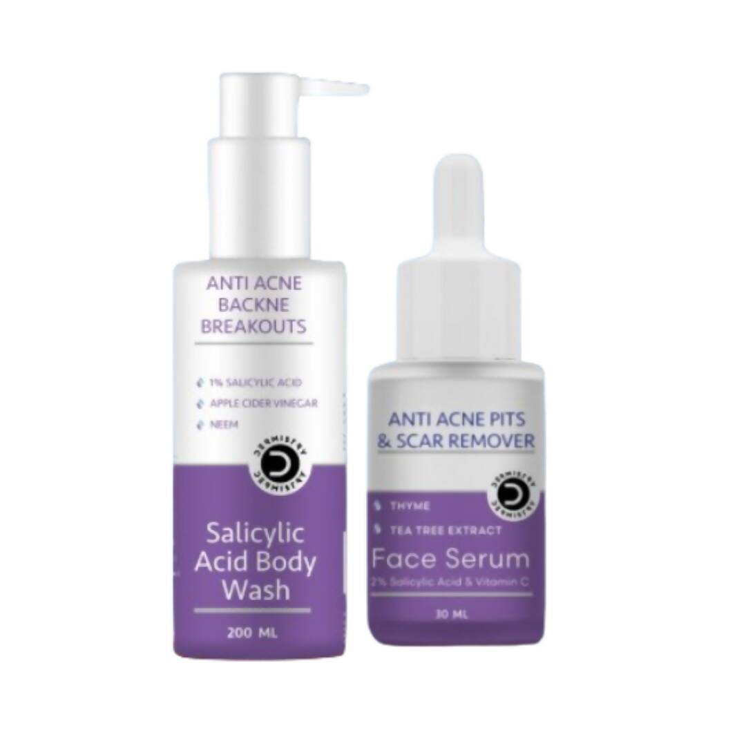 Dermistry Salicylic Acid Body Wash & Face Serum 