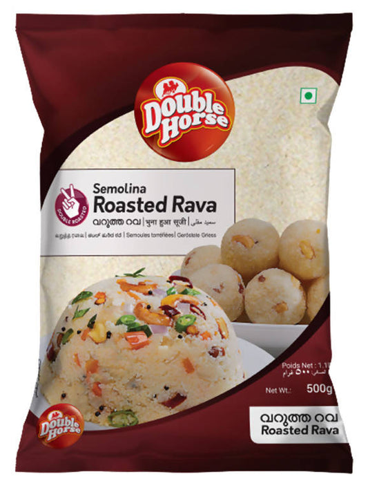 Double Horse Semolina Roasted Rava - Grab2buy
