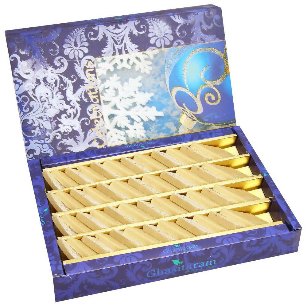 Ghasitaram Sugarfree Pure Kaju Katlis Sweet Box 