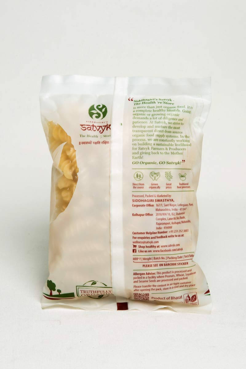 Siddhagiri's Satvyk Organic Whole Wheat Pasta Fussili 