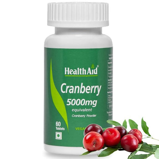HealthAid Cranberry 5000 mg Equivalent Tablets 