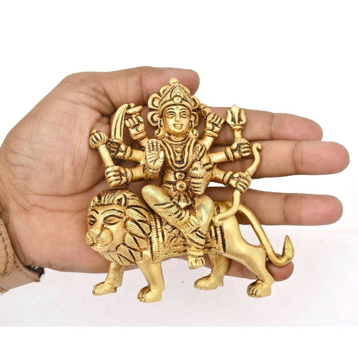 Aargkraf Brass Maa Durga Mata Rani Idol - Grab2buy