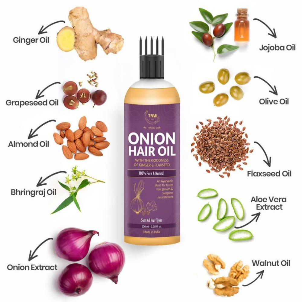 The Natural Wash Onion Hair Oil  Grab2Buy The Natural Wash Grab2Buy