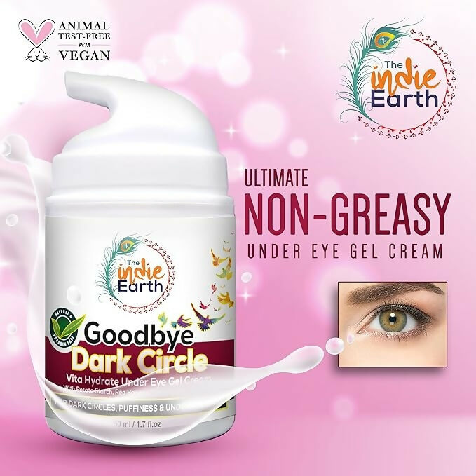 The Indie Earth Good Bye Dark Circles Vita Rich Under Eye Gel Cream  Grab2Buy The Indie Earth Grab2Buy