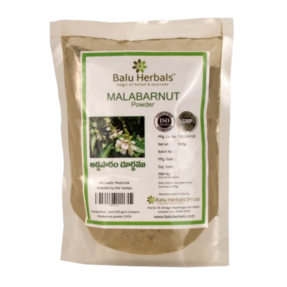 Balu Herbals Malabar Nut (Addasaram) Powder 