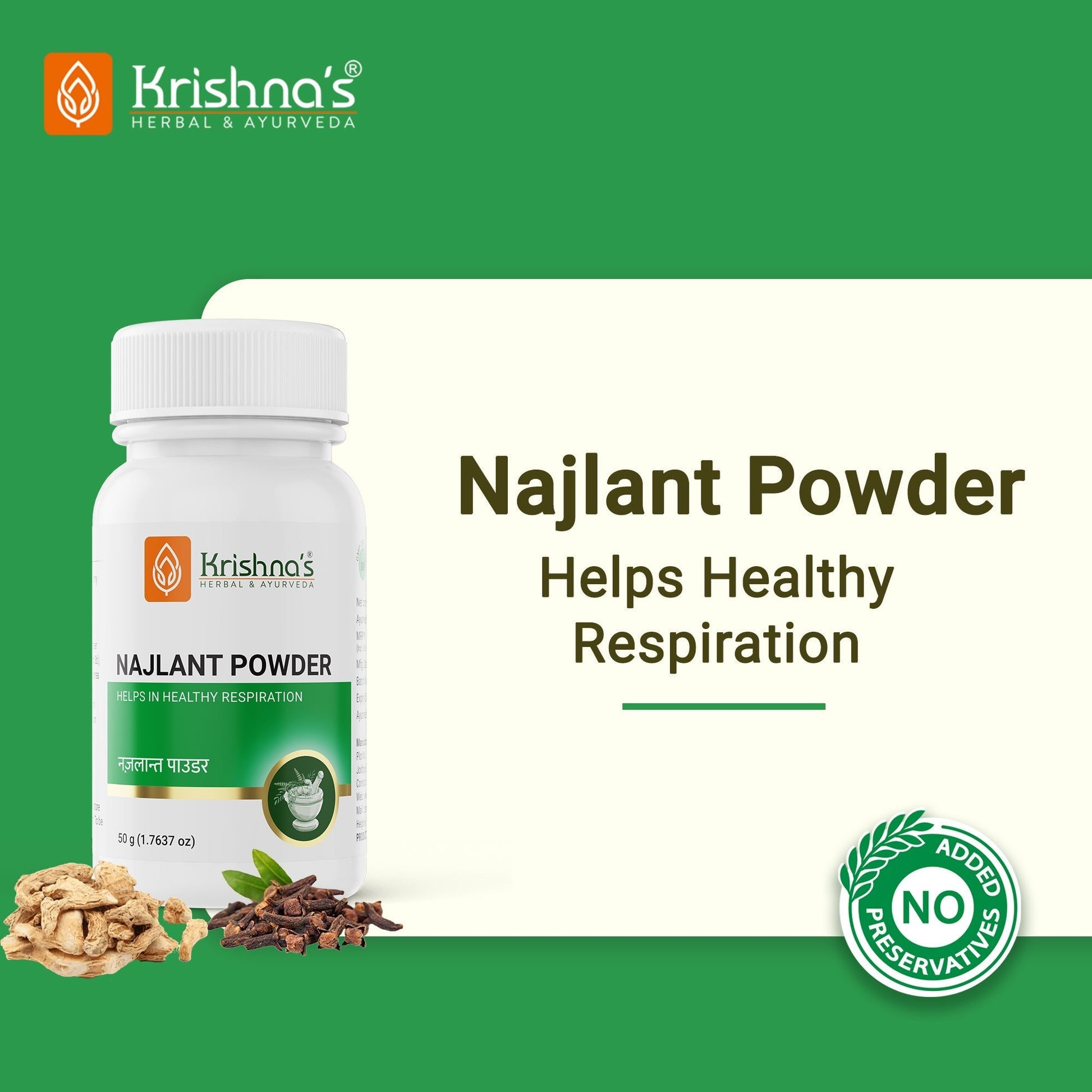 Krishna'S Herbal & Ayurveda Najlant Powder 