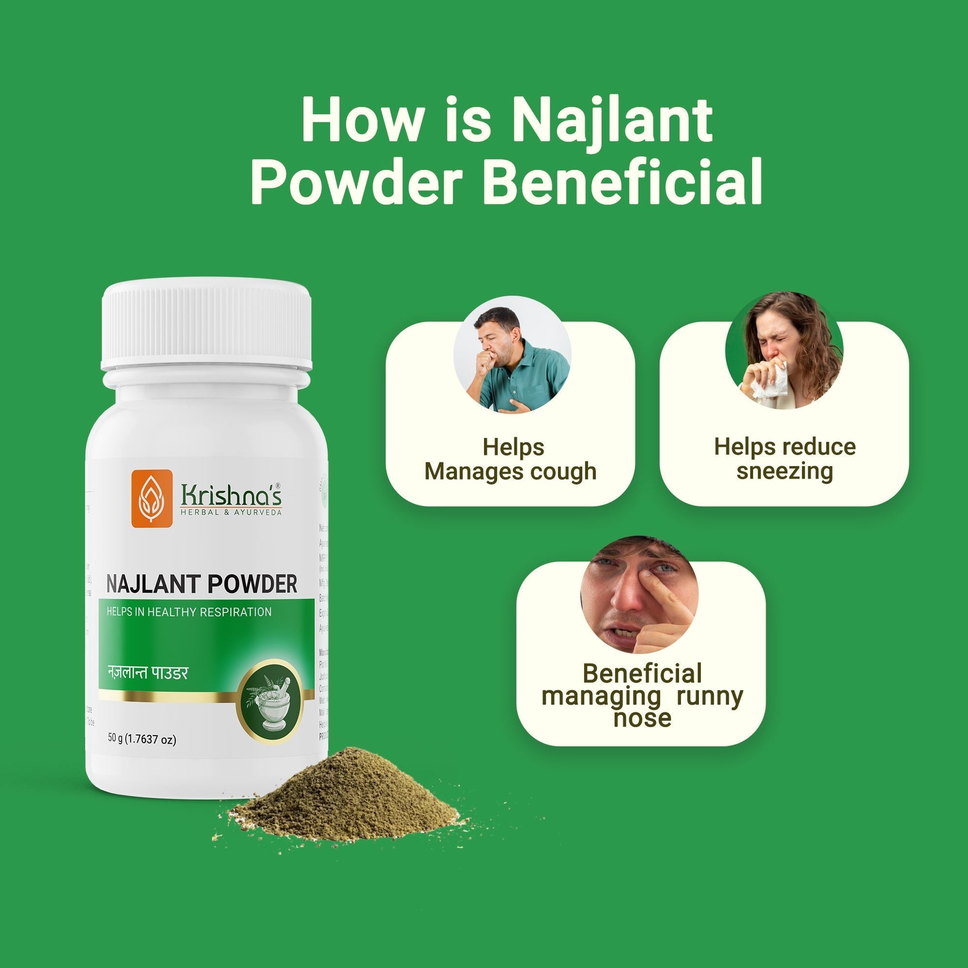 Krishna'S Herbal & Ayurveda Najlant Powder 