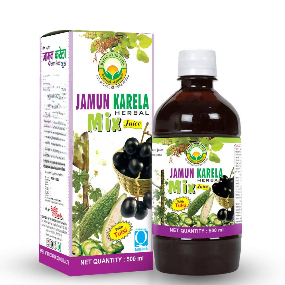Basic Ayurveda Jamun Karela Herbal Mix Juice  Grab2Buy Basic Ayurveda Grab2Buy