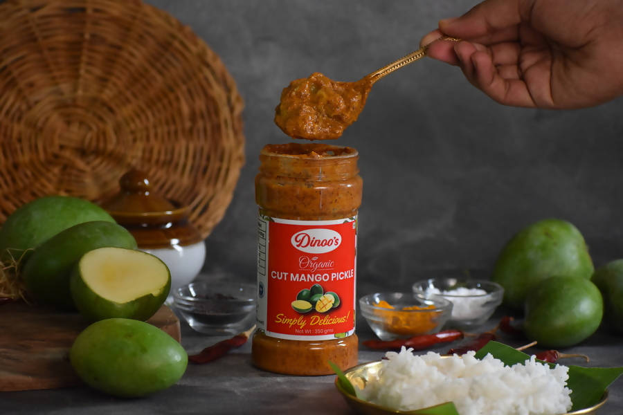 Dinoo's Organic Cut Mango Pickle 
