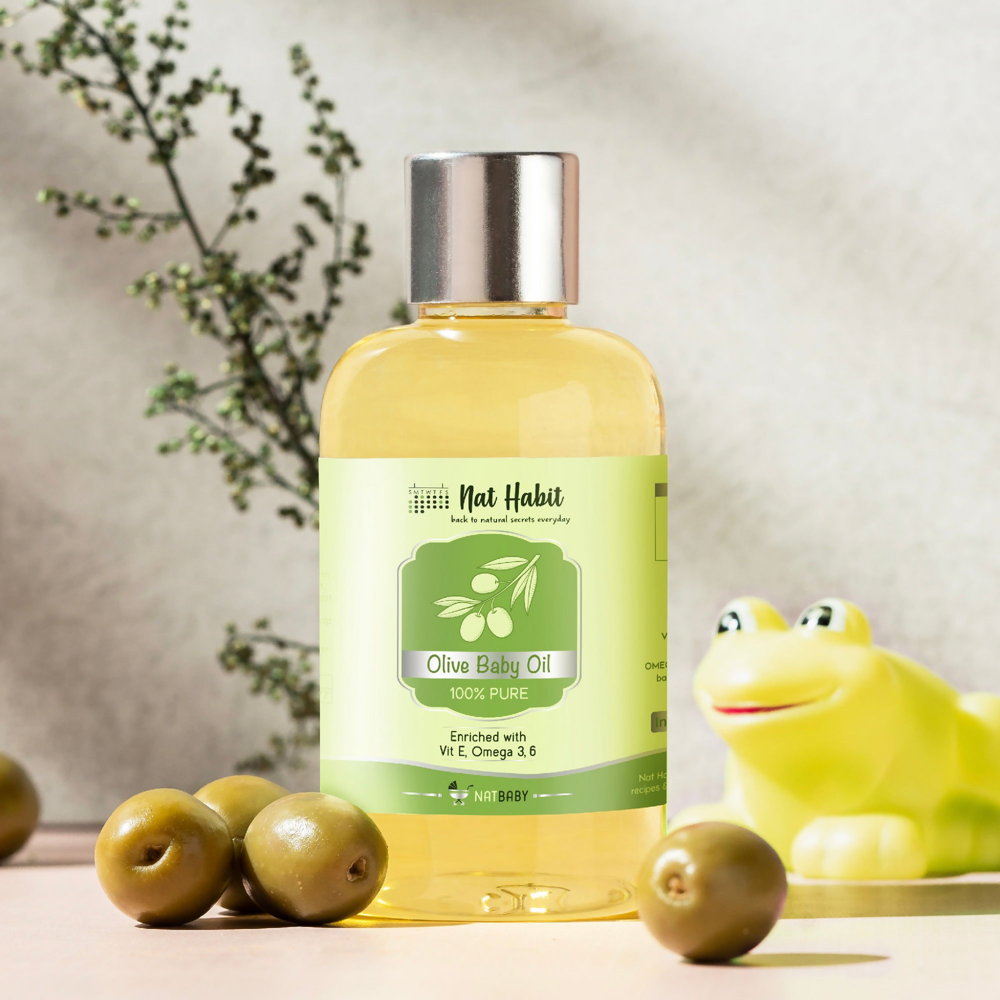 Nat Habit Pure Olive Baby Oil 