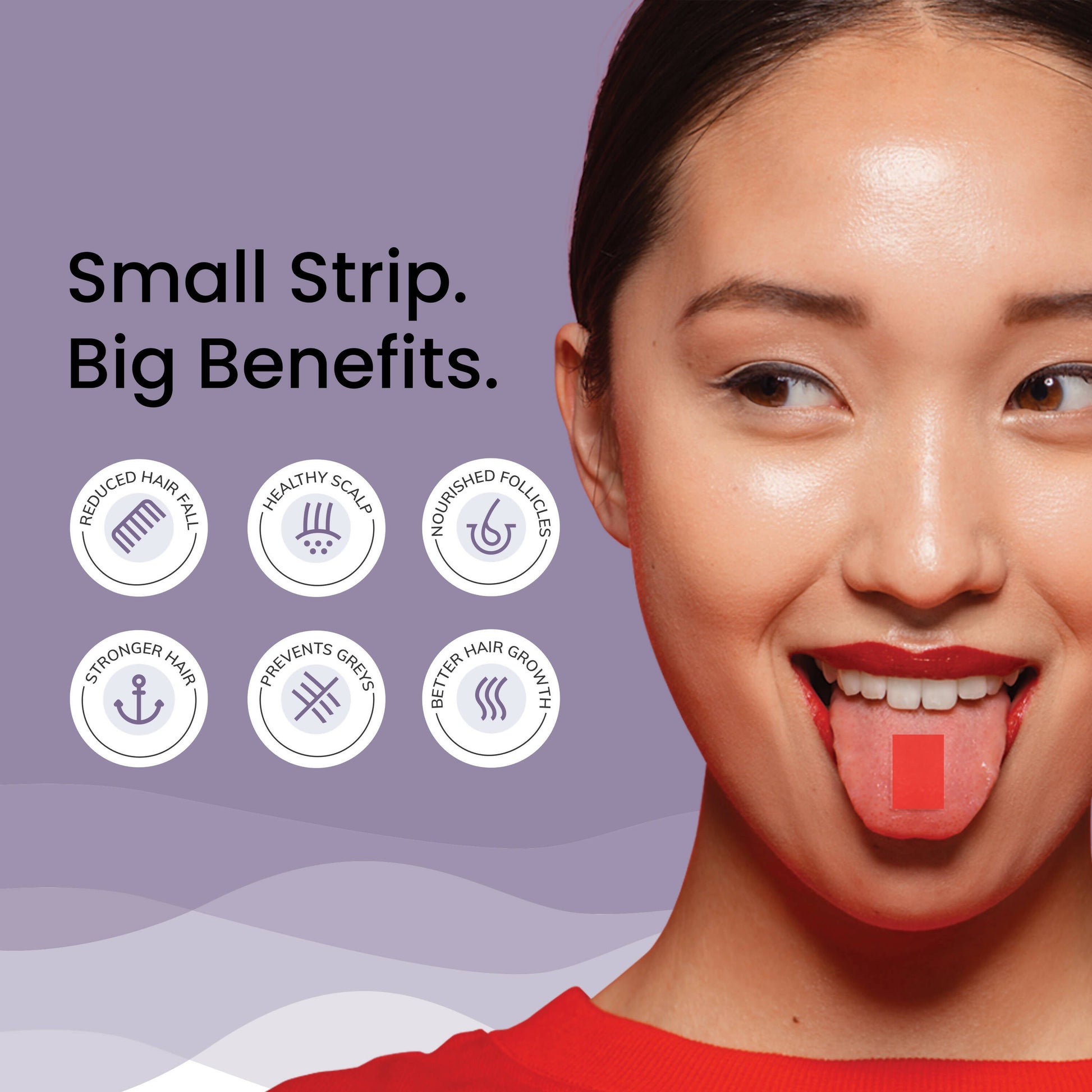 Wellbeing Nutrition Melts into Healthy Hair Biotin 10,000mcg Tropical Watermelon Disintegrating Strip Sugar Free  Grab2Buy Wellbeing Nutrition Grab2Buy
