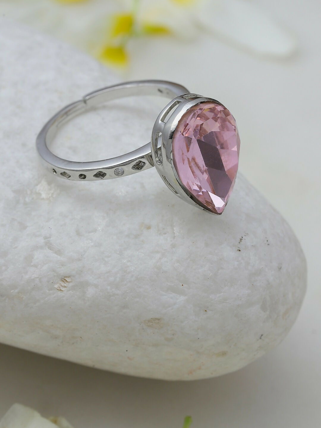 Blush Pink Ring- Ruby Raang  Grab2Buy Ruby Raang Grab2Buy