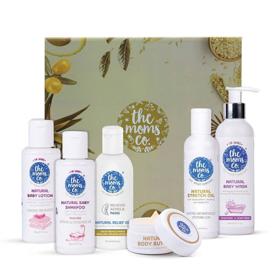 The Moms Co Natural Mom And Baby Starter Kit - Grab2buy
