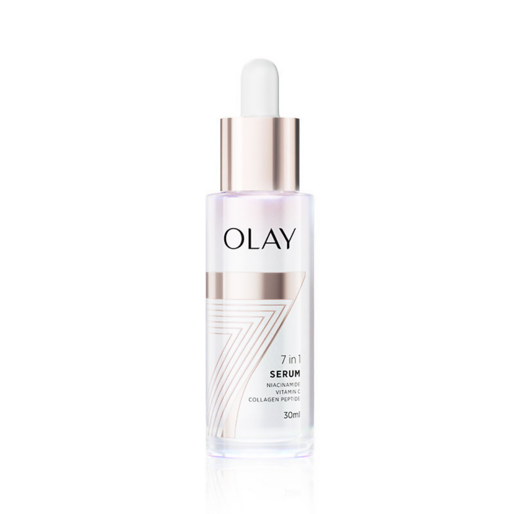 Olay 7in1 Serum with Niacinamide, Vitamin C, Collagen Peptides | Grab2Buy