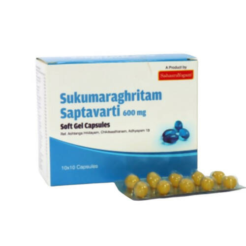 Sahasrayogam Sukumara Ghritam Saptavarti Capsules - Grab2buy