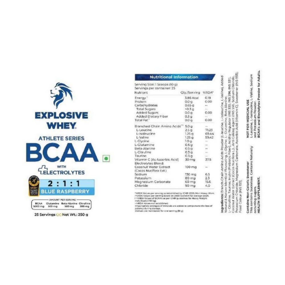 Explosive Whey Athlete Series BCAA 
