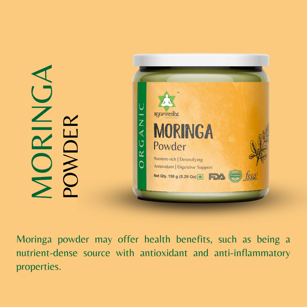 Ayurvedix Organic Moringa Leaf Powder 