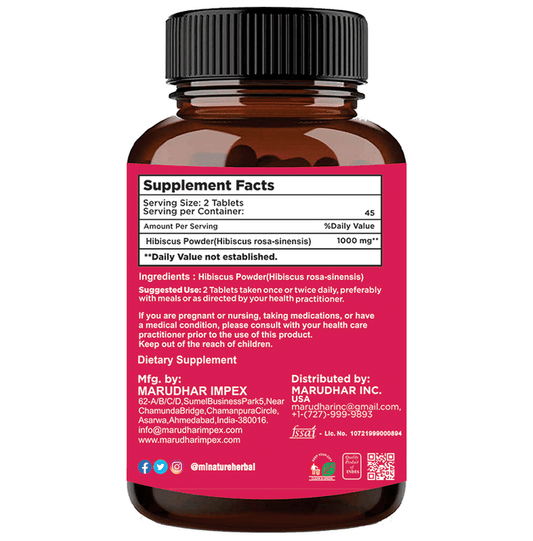 Minature Hibiscus Tablets 