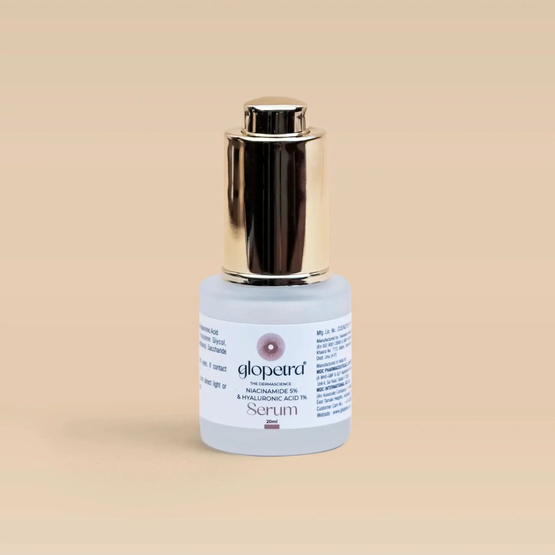 Glopetra Niacinamide & Hyaluronic Acid Serum For Acne & Dark Spots