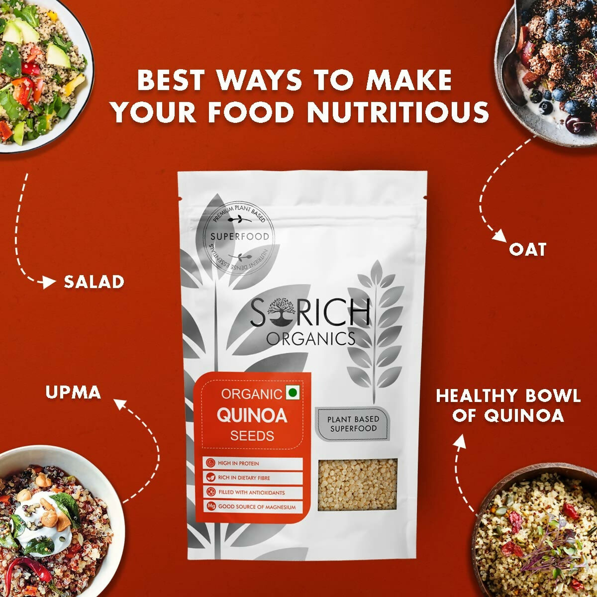Sorich Organics Raw Quinoa Seeds - Grab2buy